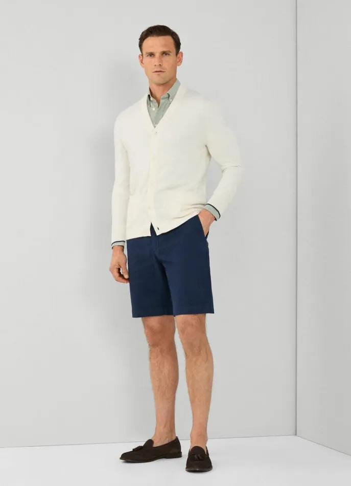 Men Shorts Hackett London Sanderson Chinos Shorts Navy Blazer