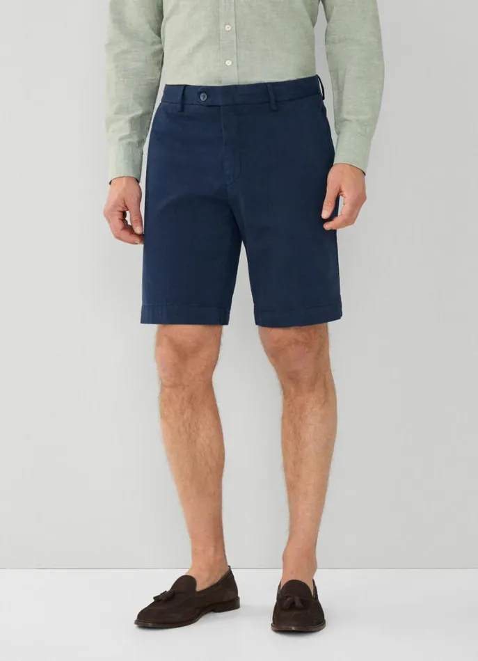 Men Shorts Hackett London Sanderson Chinos Shorts Navy Blazer