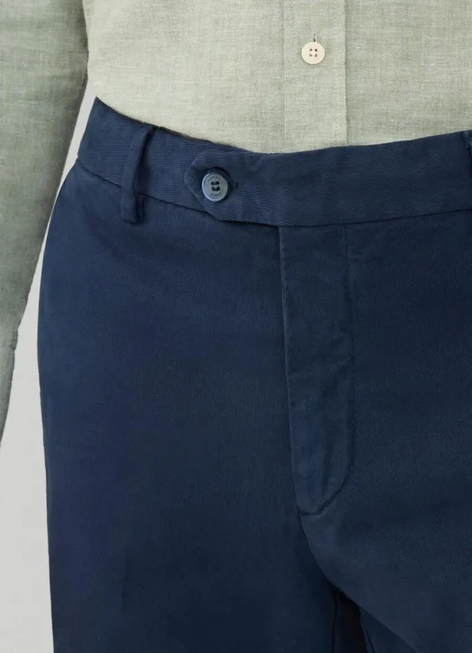 Men Shorts Hackett London Sanderson Chinos Shorts Navy Blazer