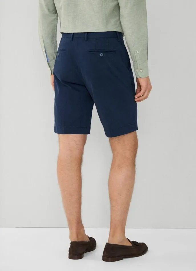 Men Shorts Hackett London Sanderson Chinos Shorts Navy Blazer