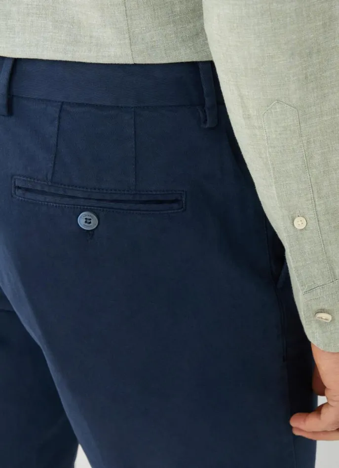 Men Shorts Hackett London Sanderson Chinos Shorts Navy Blazer