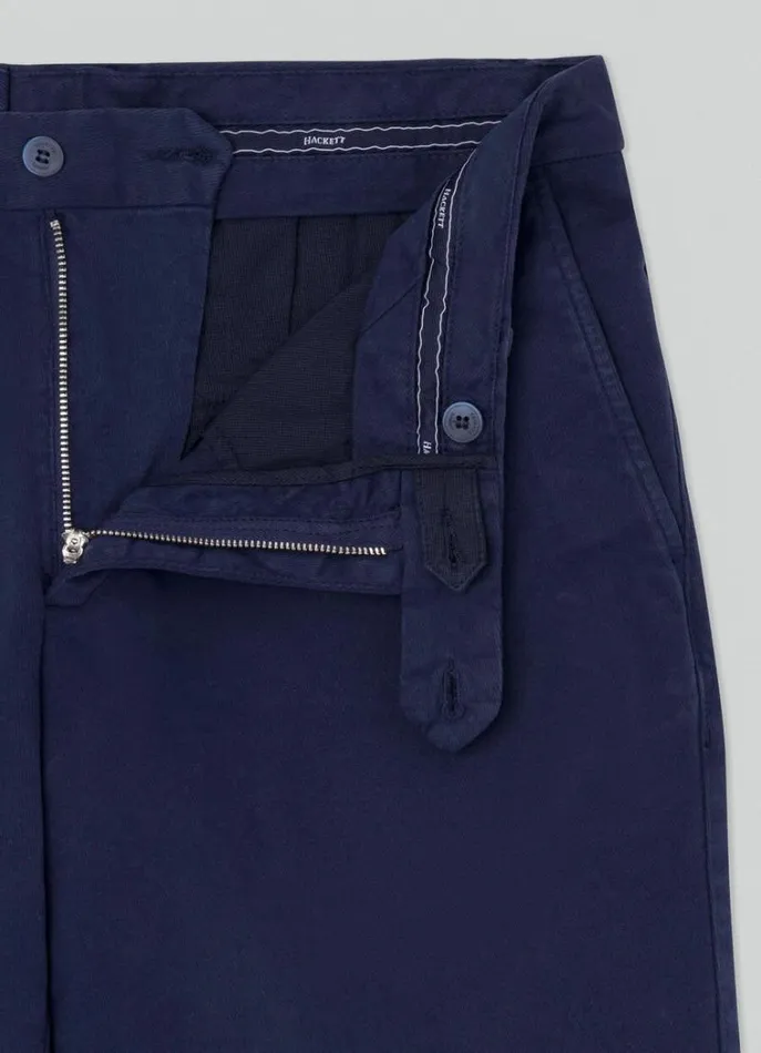 Men Shorts Hackett London Sanderson Chinos Shorts Navy Blazer