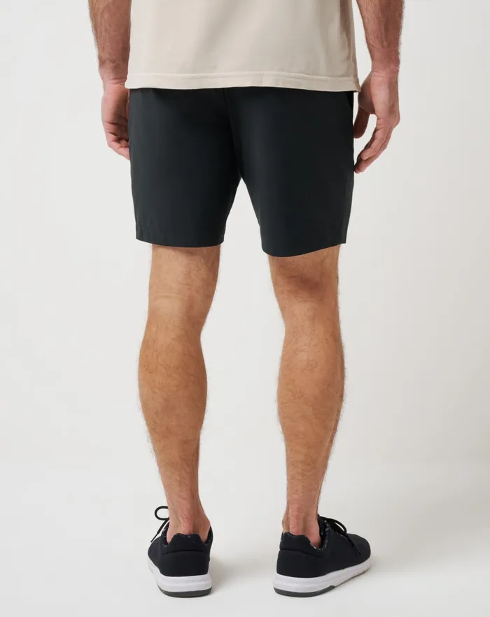 Men Shorts TravisMathew TECH CHINO SHORT 8IN Black