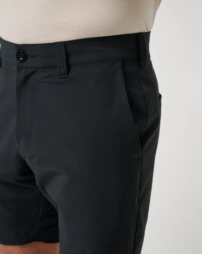 Men Shorts TravisMathew TECH CHINO SHORT 8IN Black