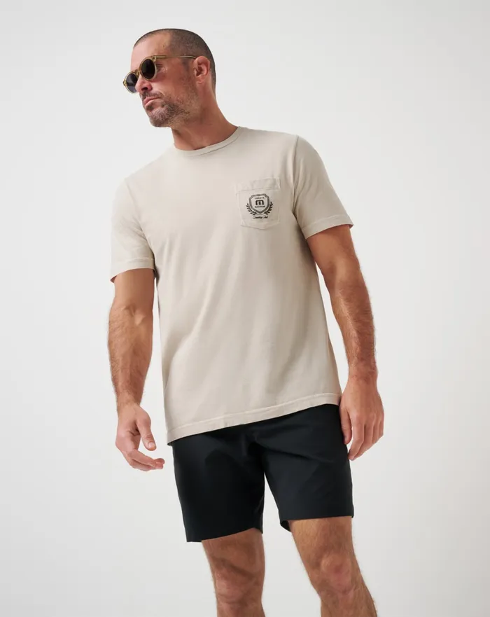 Men Shorts TravisMathew TECH CHINO SHORT 8IN Black