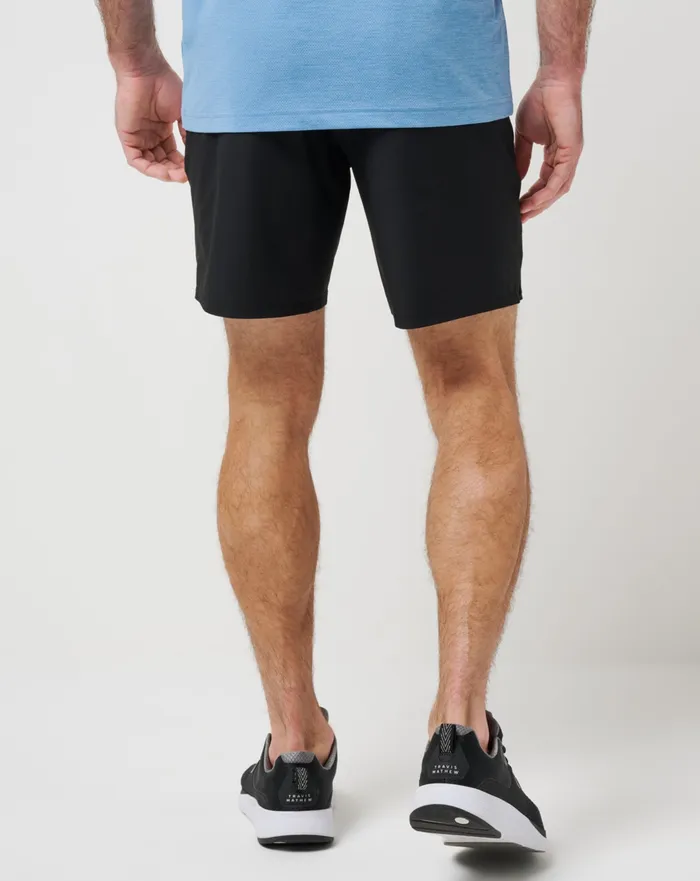 Men Shorts TravisMathew WANDERLUST EWAIST SHORT 75IN Black