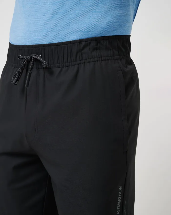 Men Shorts TravisMathew WANDERLUST EWAIST SHORT 75IN Black