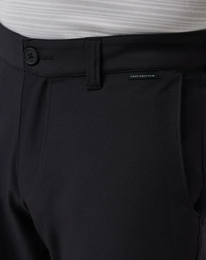 Men Shorts TravisMathew WANDERLUST SHORT 9IN Black