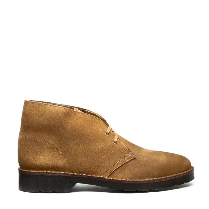 Men Solovair Chukka Boots Tan Suede Chukka Boot