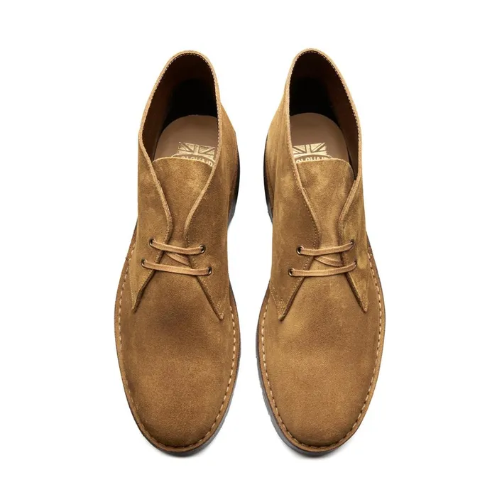 Men Solovair Chukka Boots Tan Suede Chukka Boot