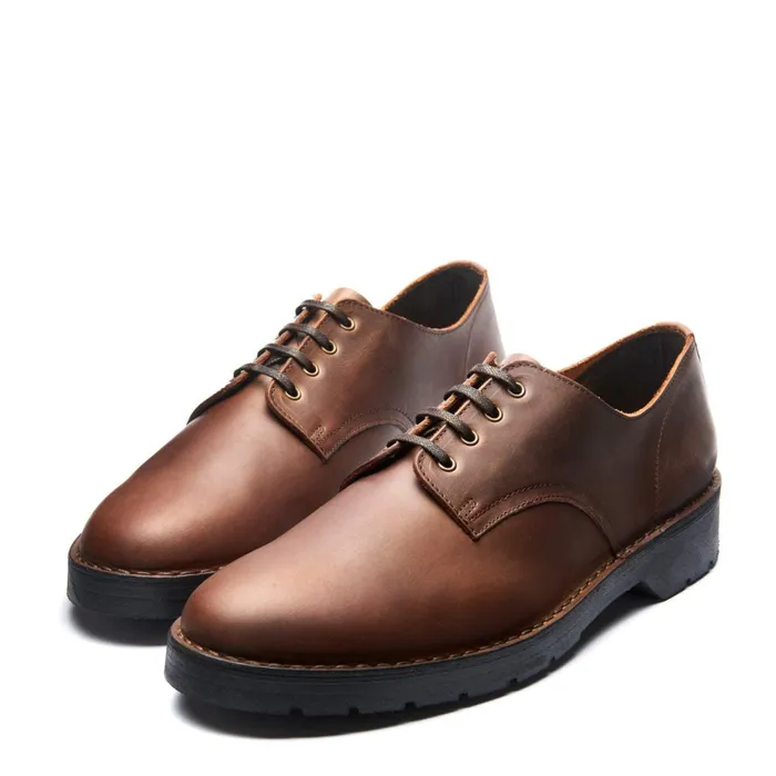 Men Solovair Gibson Shoes Gaucho Crazy Horse 4 Eye Gibson Shoe