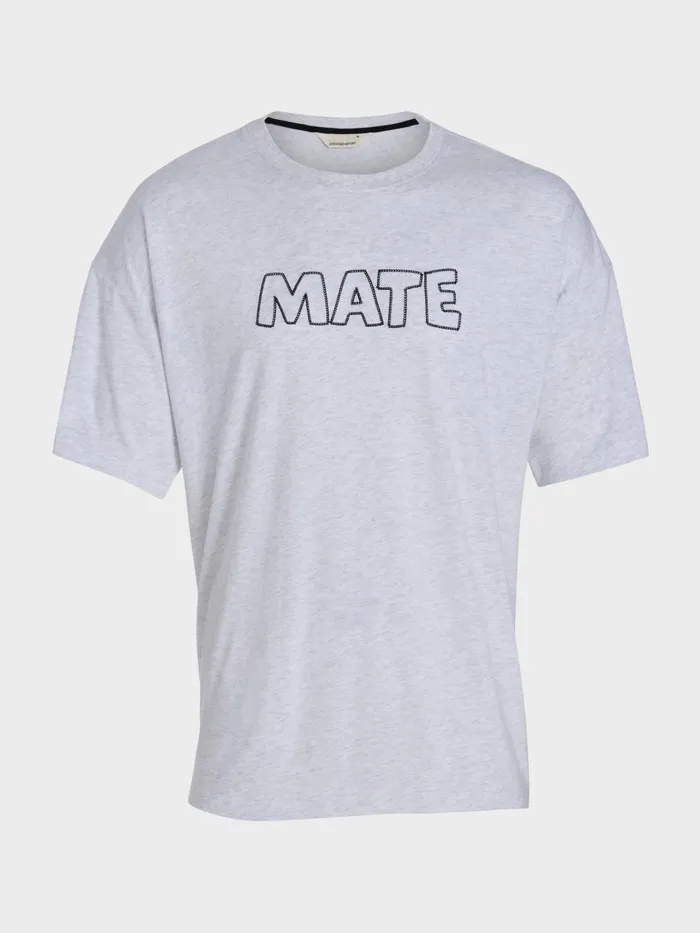 Men Soul Mate Tee Grey Marle Peter Alexander Tops