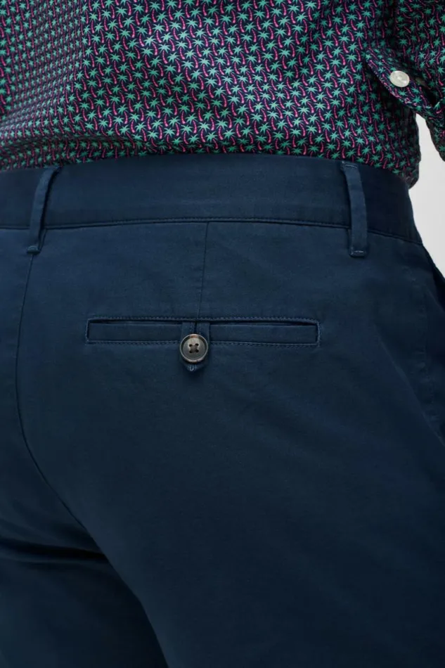 Men Stretch Lightweight Chino Shorts French Navy Blue Bonobos Chino Shorts