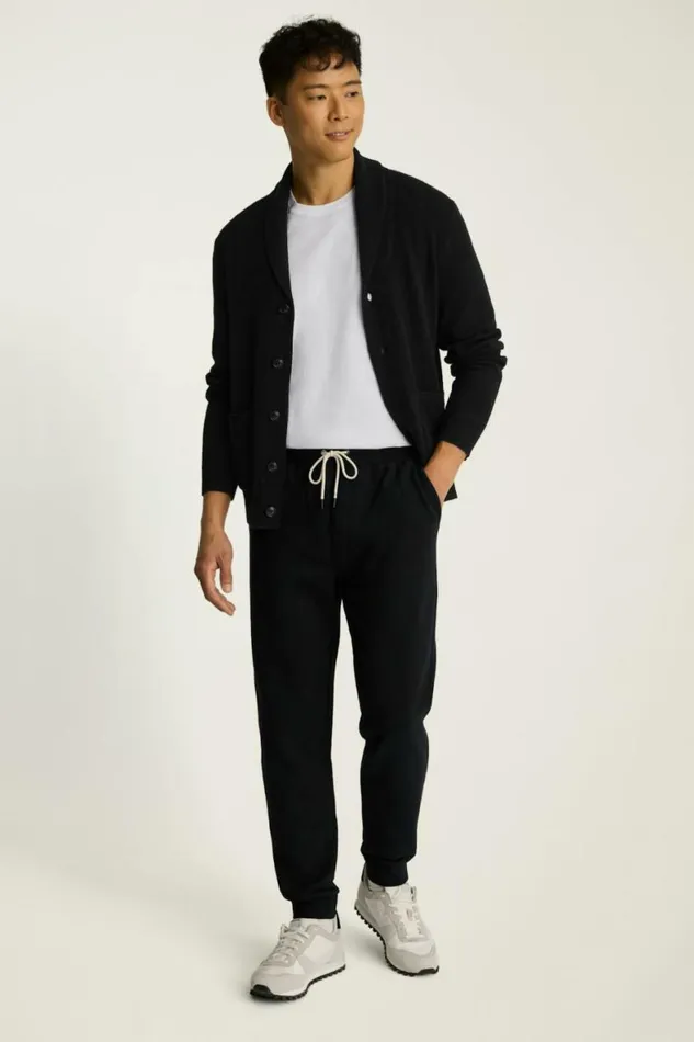 Men Supersoft Fleece Sweatpant Jet Black Bonobos Joggers and Athleisure