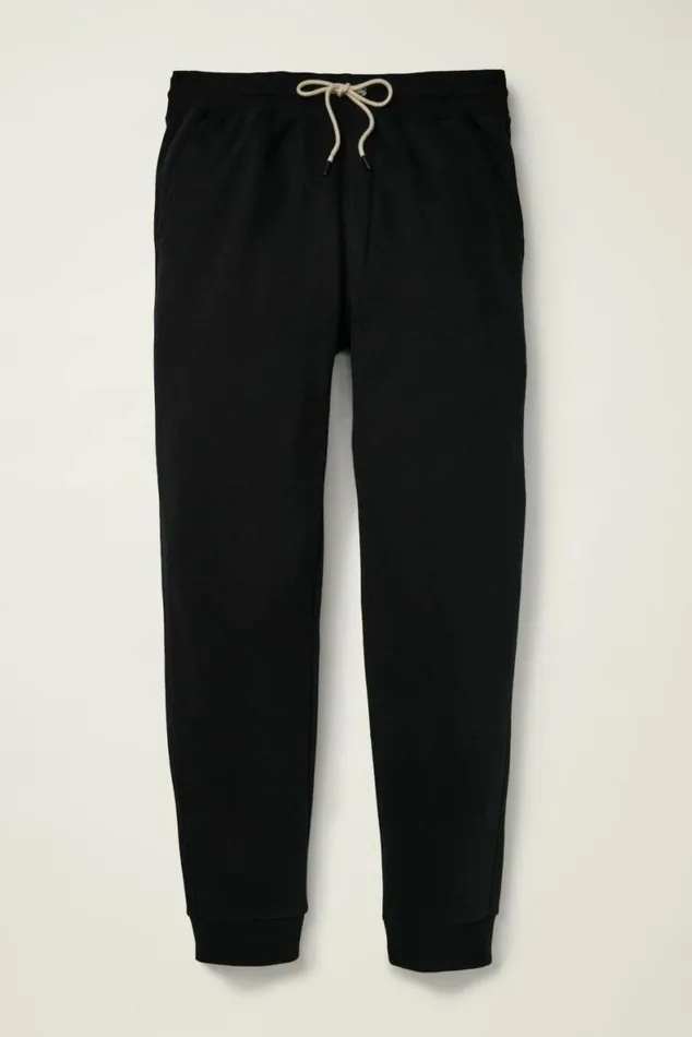 Men Supersoft Fleece Sweatpant Jet Black Bonobos Joggers and Athleisure