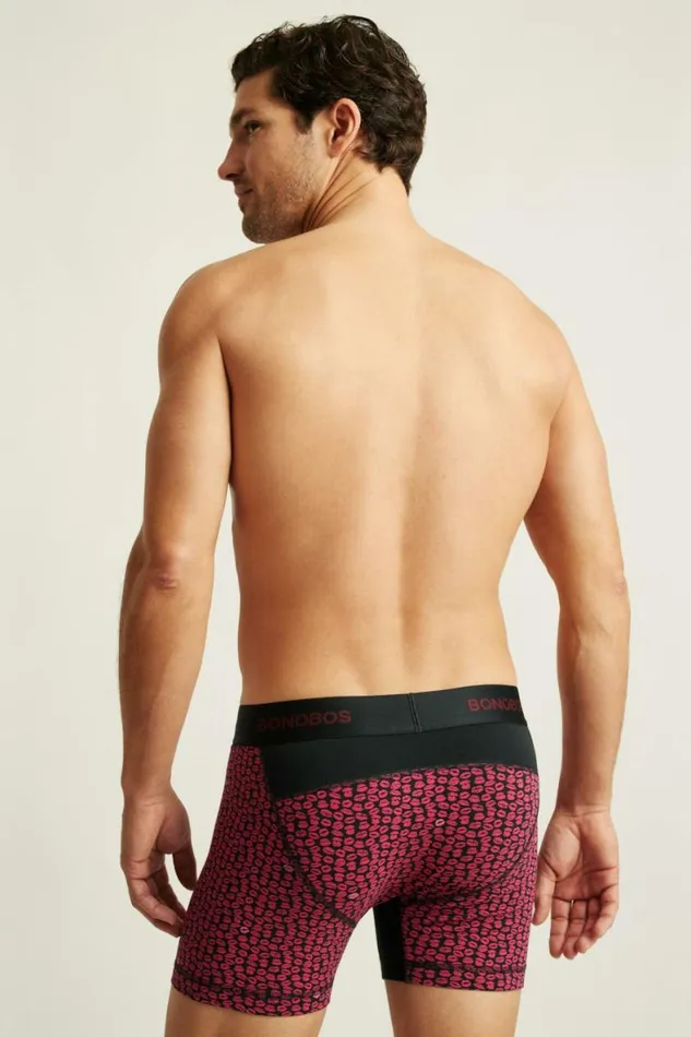 Men Supersoft Underwear Pink Smooches Bonobos Socks and Underwear