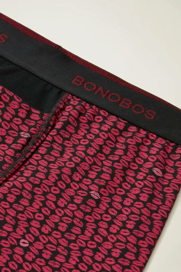 Men Supersoft Underwear Pink Smooches Bonobos Socks and Underwear