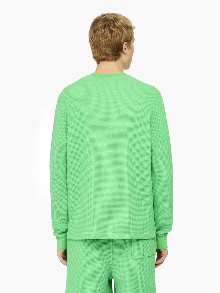 Men Sweatshirts and Hoodies JW Anderson WAFFLE SWEATSHIRT Apple Green Men Sweatshirts and Hoodies JW Anderson WAFFLE SWEATSHIRT Apple Green