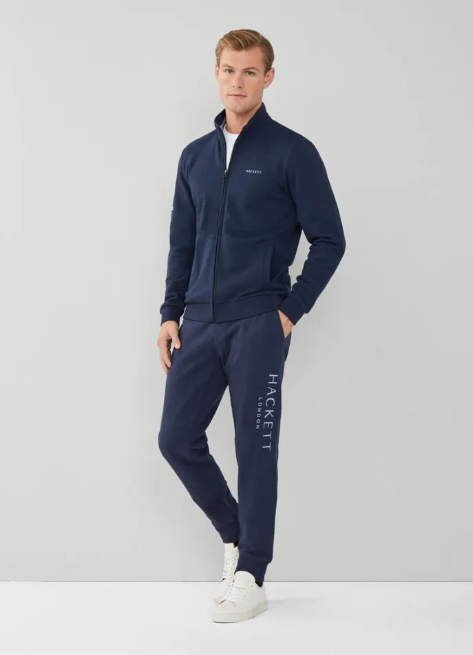 Men Sweatshirts Hackett London Classic Fit Heritage Joggers Navy