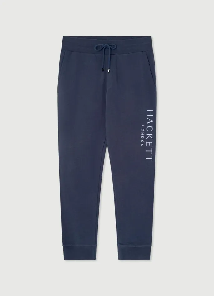 Men Sweatshirts Hackett London Classic Fit Heritage Joggers Navy