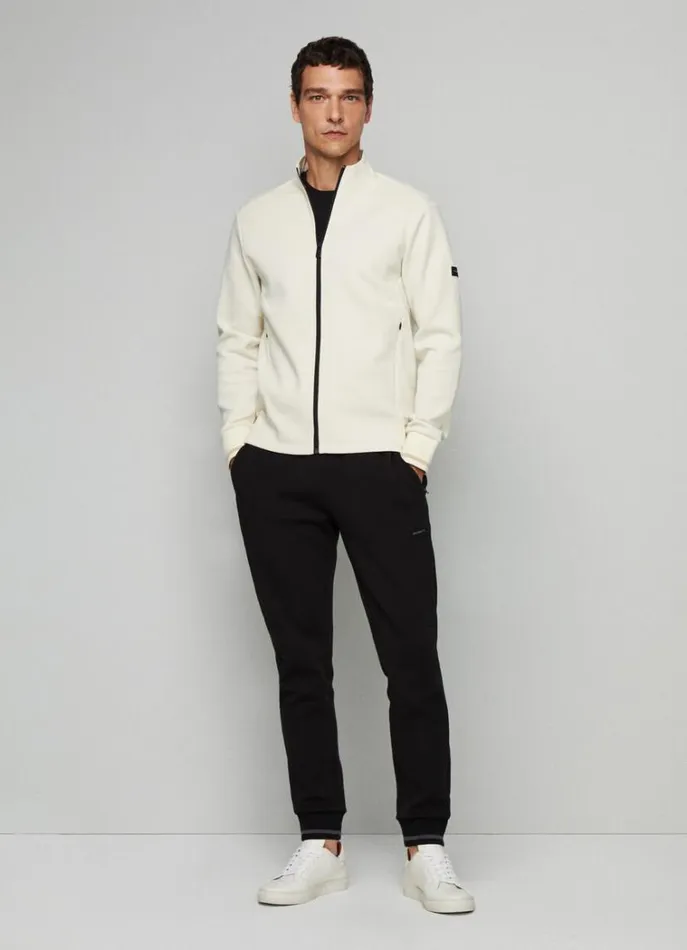 Men Sweatshirts Hackett London Hackett Sport Classic Fit Cardigan Bone