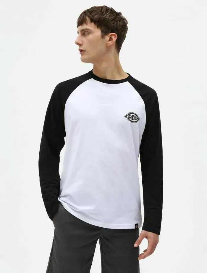 Men TShirts Dickies Cologne Baseball TShirt Black