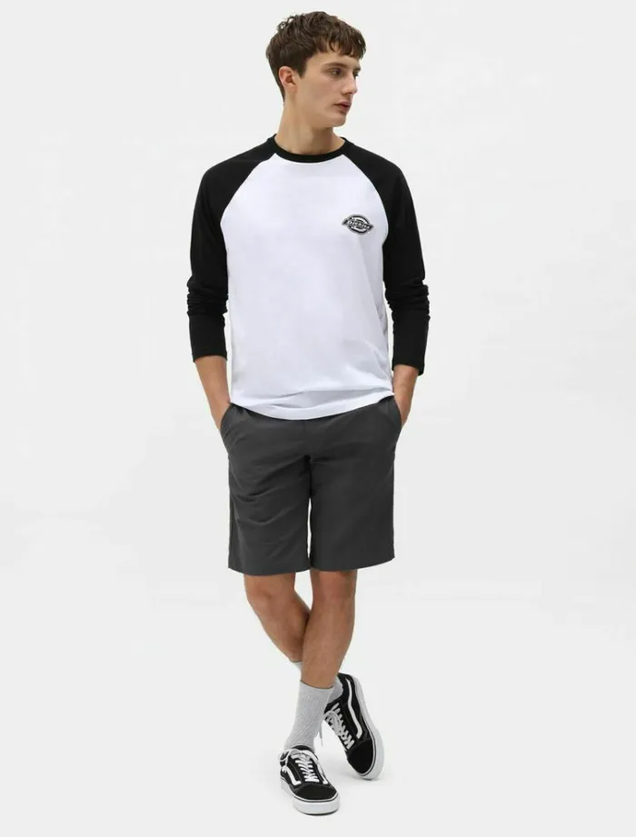 Men TShirts Dickies Cologne Baseball TShirt Black