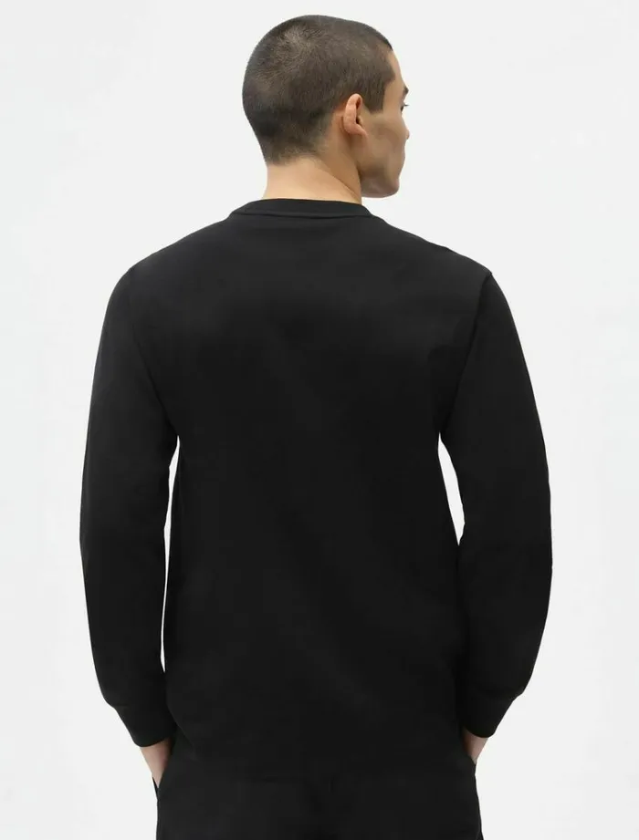 Men TShirts Dickies Storden Long Sleeve TShirt Black