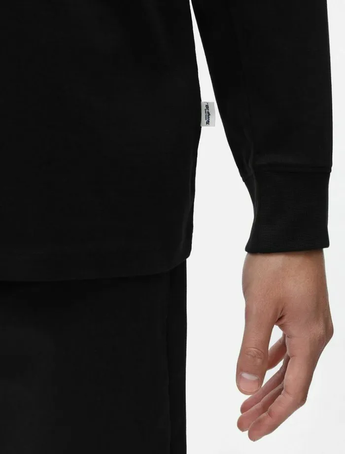 Men TShirts Dickies Storden Long Sleeve TShirt Black