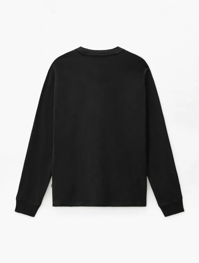 Men TShirts Dickies Storden Long Sleeve TShirt Black