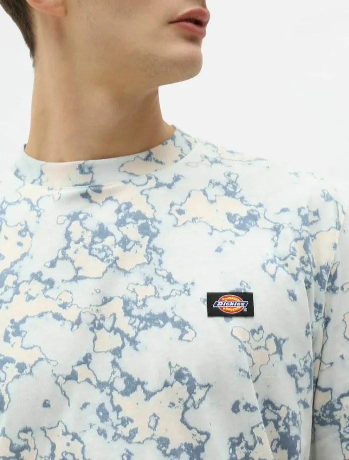 Men TShirts Dickies Sunburg TShirt Fog Blue