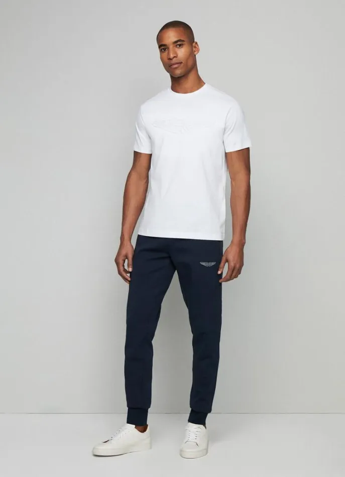Men Tshirts Hackett London Aston Martin Classic Fit TShirt White