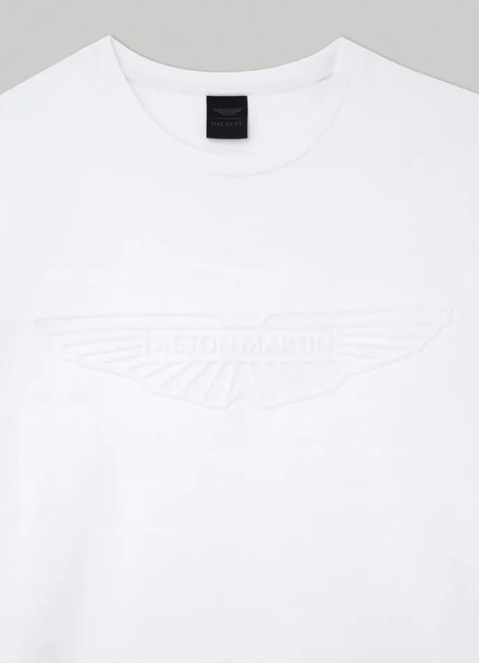 Men Tshirts Hackett London Aston Martin Classic Fit TShirt White
