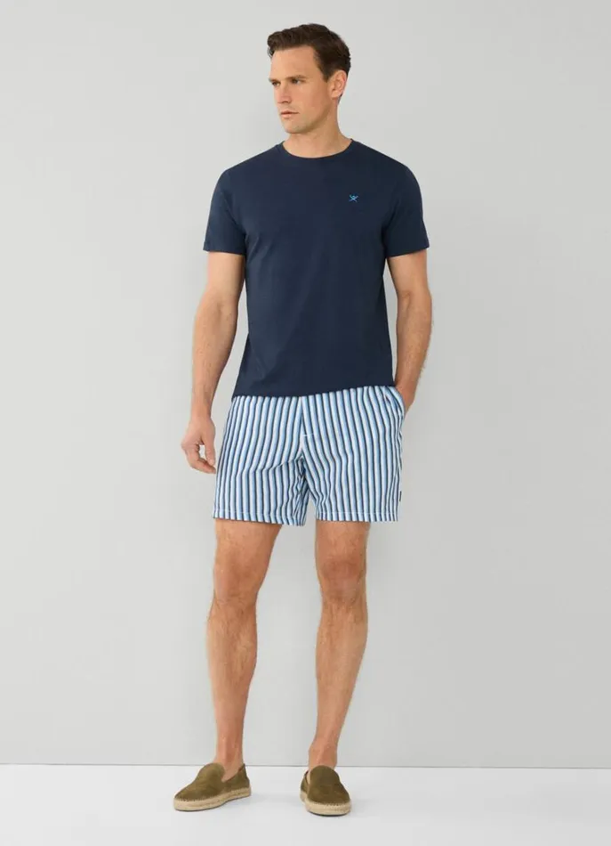 Men Tshirts Hackett London Classic Fit Beach TShirt Navy