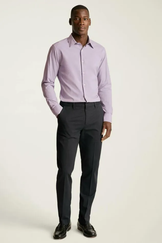 Men Tech Button Down Shirt Dusty Lavender Bonobos Casual Shirts