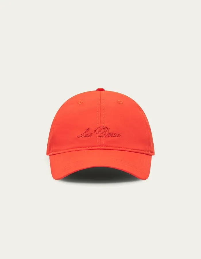 Men Tech Dad Cap 8211 Tangerine Tango Les Deux CapsHats