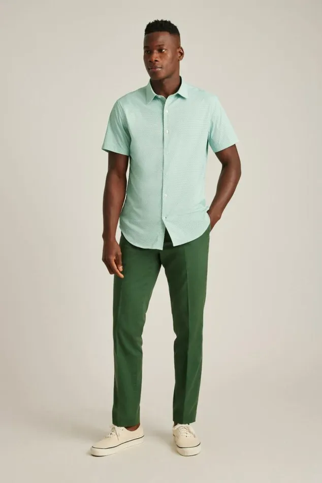 Men Tech Short Sleeve Shirt Ivy Green Woodlake Geo Bonobos Short Sleeve Shirts Men Tech Short Sleeve Shirt Ivy Green Woodlake Geo Bonobos Short Sleeve Shirts