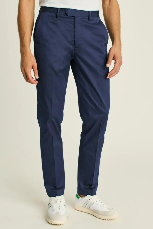 Men Tech Trouser Maritime Blue Bonobos Chinos