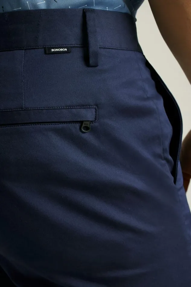 Men Tech Trouser Maritime Blue Bonobos Chinos