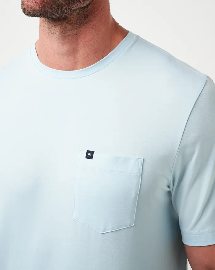 Men Tees TravisMathew HEATER TEE Cory Blue