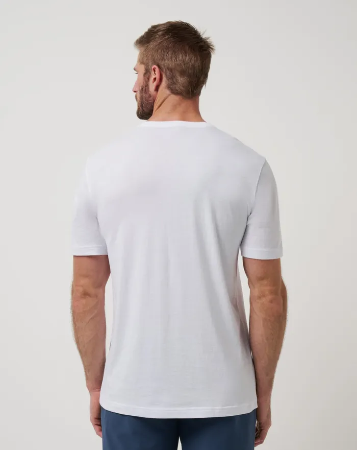 Men Tees TravisMathew SEATTLE MARINERS SUNSET SLAM 20 TEE White