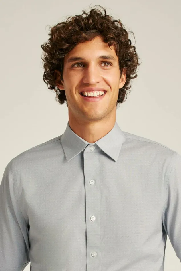Men The Desk To Dinner Shirt Grey Multi Dot Bonobos Business Casual Shirts