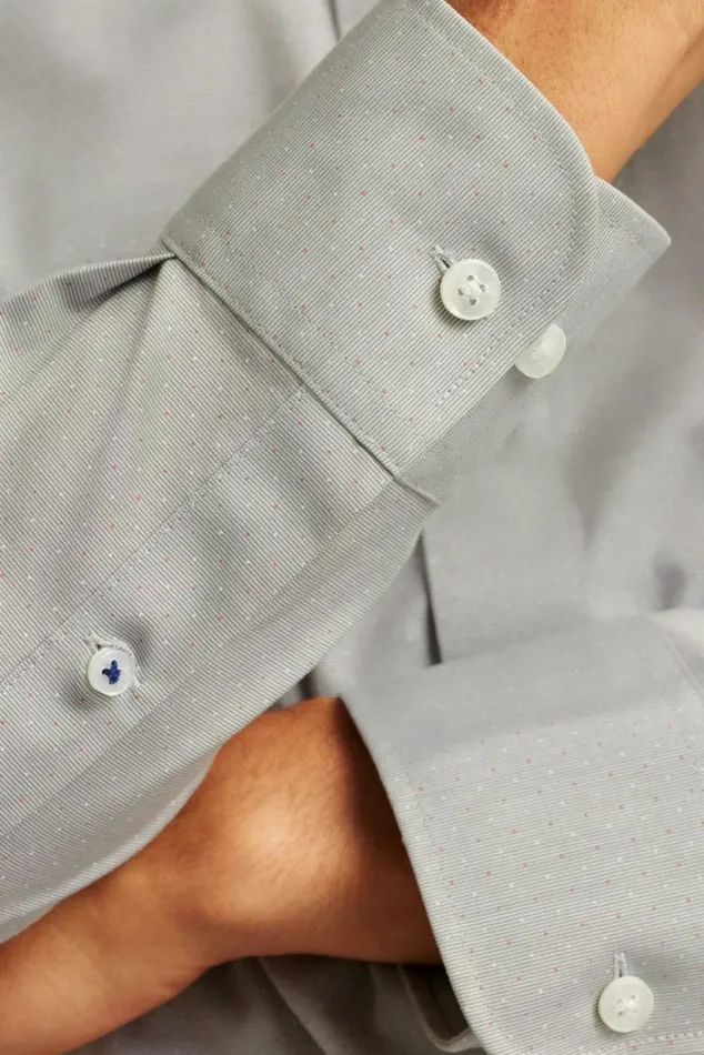 Men The Desk To Dinner Shirt Grey Multi Dot Bonobos Business Casual Shirts
