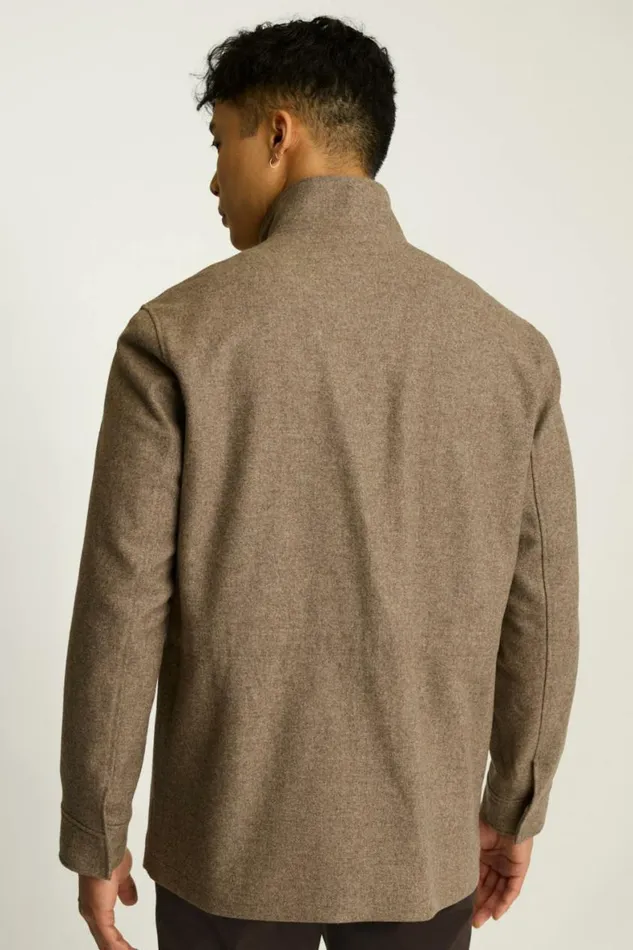 Men The Italian Wool Four Pocket Field Jacket Tan Bonobos Jackets and Coats
