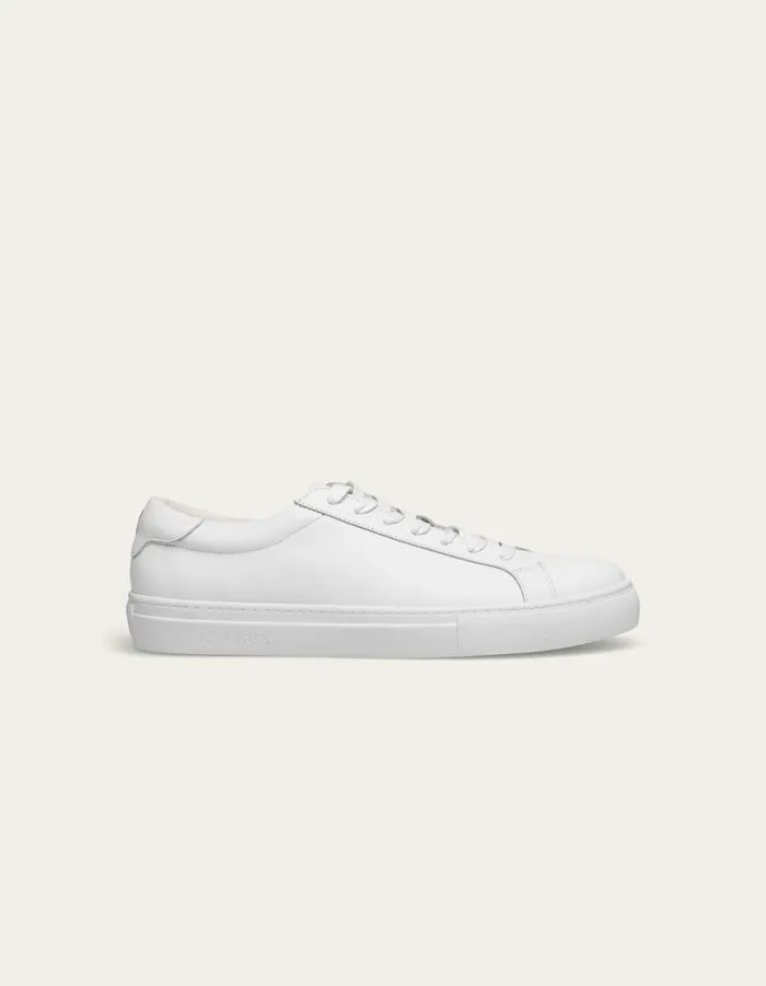 Men Theodor Leather Sneaker 8211 WhiteWhite Les Deux Shoes