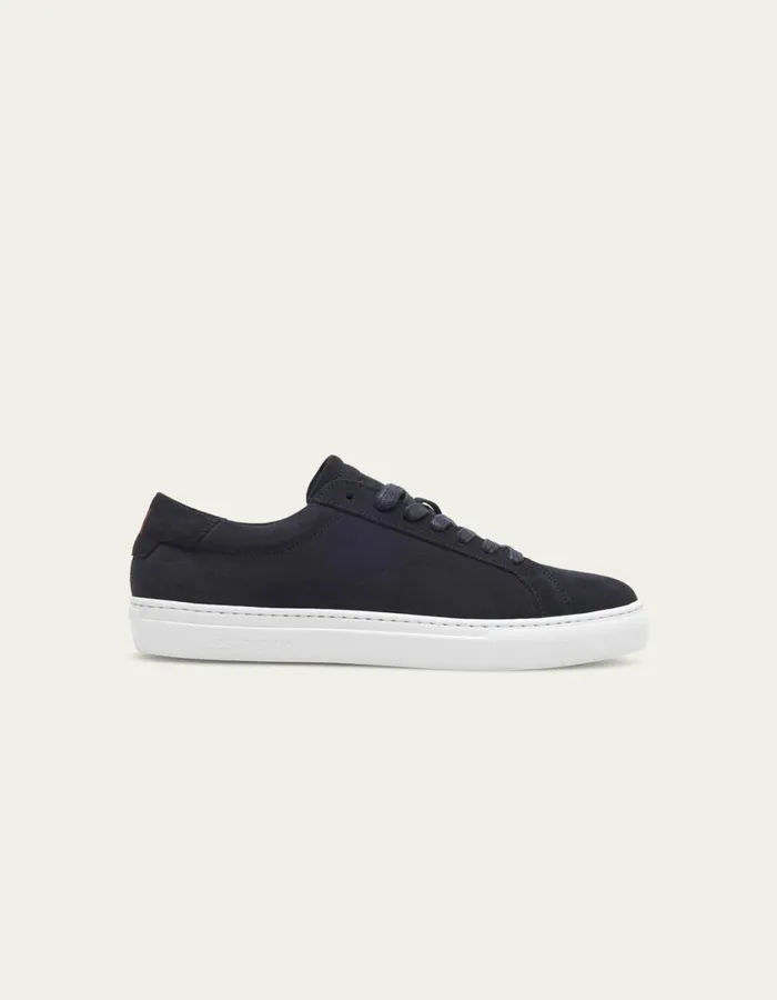 Men Theodor Suede Sneaker 8211 Dark Navy Les Deux Shoes