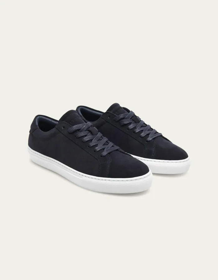 Men Theodor Suede Sneaker 8211 Dark Navy Les Deux Shoes