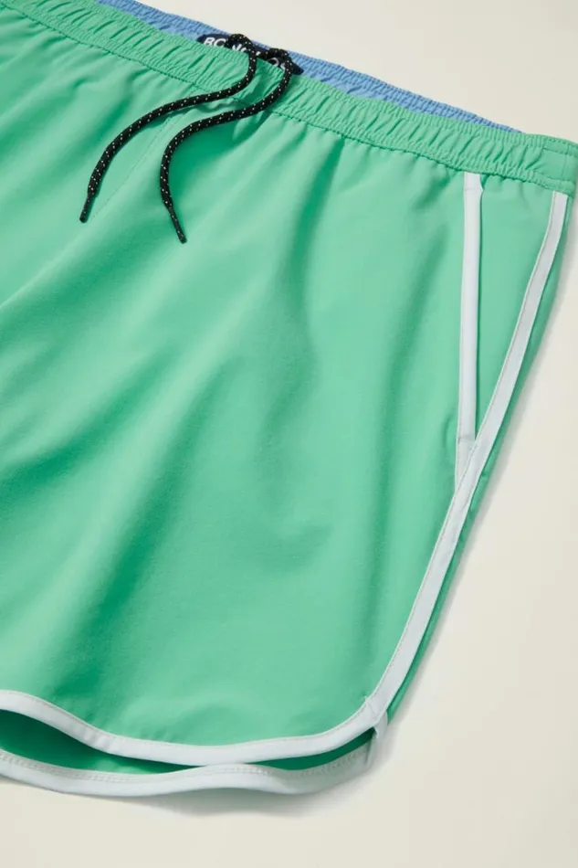 Men Throwback Swim Trunks Dusty Jade Green Bonobos Swim Trunks