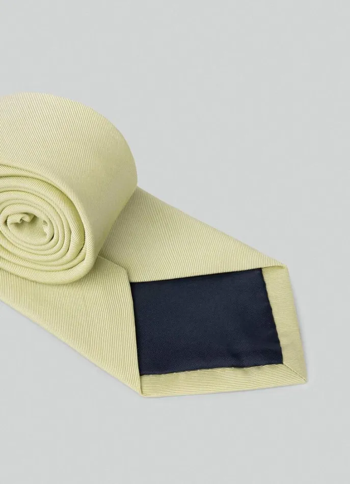 Men Ties and Pocket Squares Hackett London Solid Colour Silk Tie Mint Green