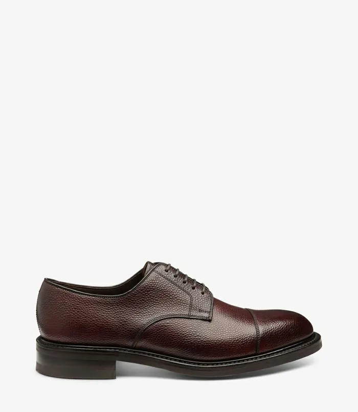Men Toe Caps Loake Ampleforth Rosewood Grain